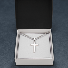 Be Faithful by wearing your Artisan Cross Necklace with Ball Chain