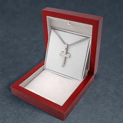 Be Faithful by wearing your Artisan Cross Necklace with Ball Chain