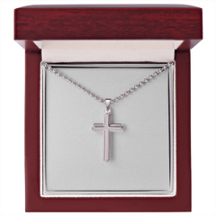 Be Faithful by wearing your Artisan Cross Necklace with Ball Chain